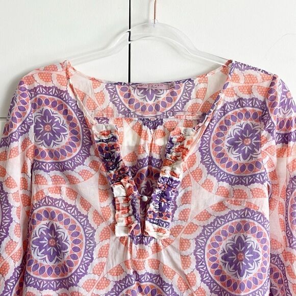 Calypso St Barth Printed Cotton Top - Picture 2 of 9